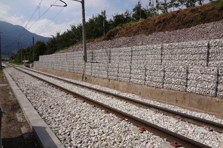 Edilizia stradale : Costruzione gabbionate di contenimento